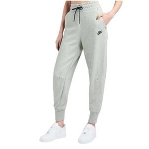 Nike Womens Sz M Tech Fleece Jogger Pants Heathered Grey Black NWT